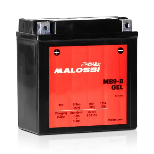 MF3255 Batteria Gel YB9-B 9Ah Malossi per Gilera Runner SP VX FX FXR 50 125 180