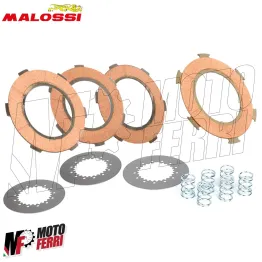 MF3655 Kit 4 Dischi + 6 Molle Rinforzate Frizione Malossi MHR Vespa PX 125 150 2