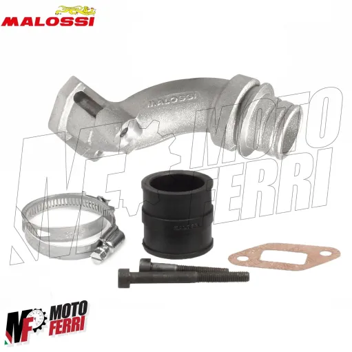 MF3671 Collettore 2 Fori Malossi PHBL 24 25 Attacco Elastico Vespa PK 50 125