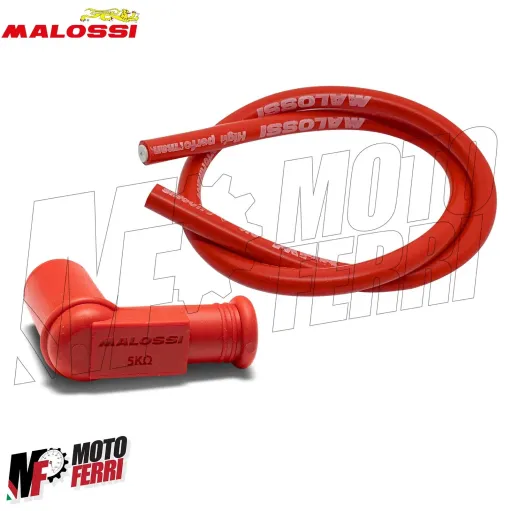 MF3676 Pipetta Cavo Candela Silicone Rosso Malossi Booster F12 F15 Aerox SR 50