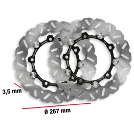 MF3862 Dischi Freno Anteriore Malossi TMax 500 530 560 2004 / 2025 Whoop