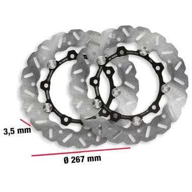 MF3862 Dischi Freno Anteriore Malossi TMax 500 530 560 2004 / 2025 Whoop