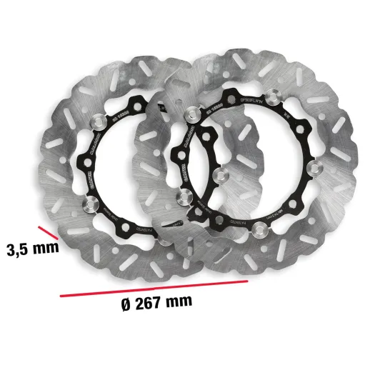 MF3862 Dischi Freno Anteriore Malossi TMax 500 530 560 2004 / 2025 Whoop