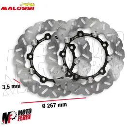 MF3862 Dischi Freno Anteriore Malossi TMax 500 530 560 2004 / 2025 Whoop 2