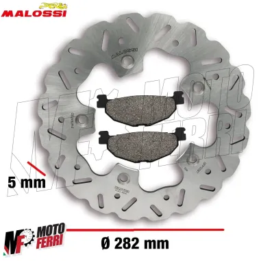 MF3863 Disco Freno Posteriore Malossi Whoop + Pastiglie TMax 530 560 2012 / 2026