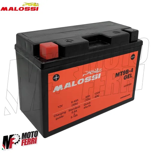 MF3996 Batteria Gel Pronta Malossi YT9B-BS per Yamaha TMax 500 da 2004 a 2007