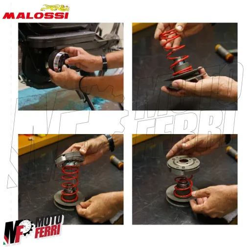 MF4340 Over Range Trasmissione Variatore Malossi Piaggio Si Boss + Cinghia