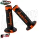 MF2523 - Manopole Domino A260 Arancione / Nero Universale per Moto Cross Enduro
