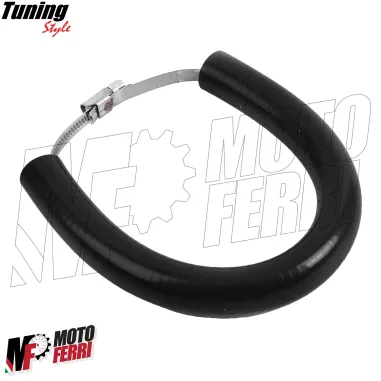 MF4681 Protezione Scarico Marmitta Terminale Nero Universale Moto Cross Enduro