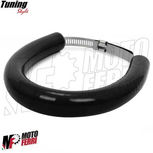 MF4681 Protezione Scarico Marmitta Terminale Nero Universale Moto Cross Enduro