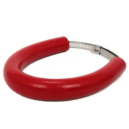 MF4681 Protezione Scarico Marmitta Terminale Rosso Universale Moto Cross Enduro