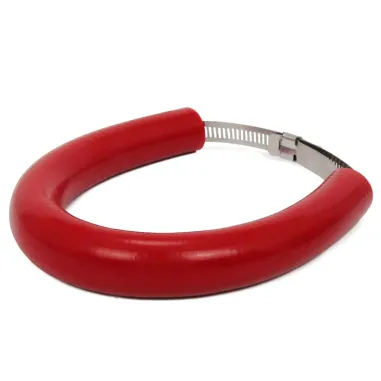 MF4681 Protezione Scarico Marmitta Terminale Rosso Universale Moto Cross Enduro