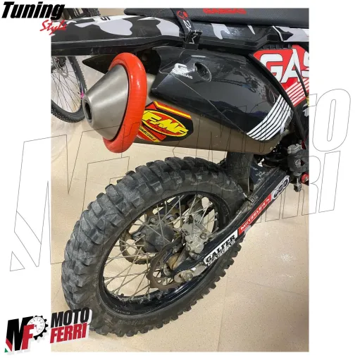 MF4681 Protezione Scarico Marmitta Terminale Arancione per Moto Cross Enduro