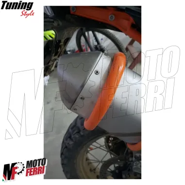 MF4681 Protezione Scarico Marmitta Terminale Arancione per Moto Cross Enduro