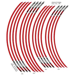 MF4690 - Kit Strisce Adesive Rosso per Cerchi Honda X-ADV 750 dal 2017 al 2024