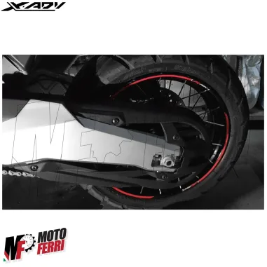 MF4690 - Kit Strisce Adesive Rosso per Cerchi Honda X-ADV 750 dal 2017 al 2024