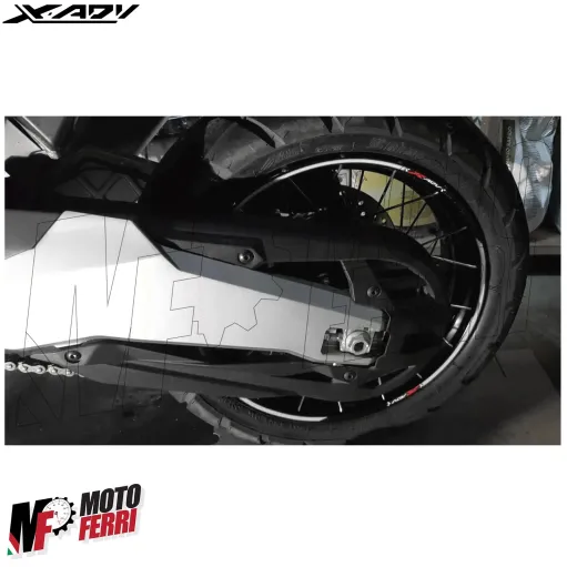 MF4691 - Kit Strisce Adesive Bianco per Cerchi Honda X-ADV 750 dal 2017 al 2024