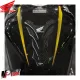 MF4693 Adesivo Protezione Paraserbatoio Carbon Look logo Honda Bianco 20x14cm