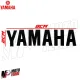 MF4696 Scritta Adesivo Yamaha Nero Universale per Moto Scooter Cross ATV 8X2cm