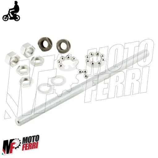 MF0128 KIT ASSE RUOTA ANTERIORE COMPLETO 11X200 PIAGGIO 50 SI CIAO BRAVO