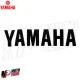 MF4695 - Scritta Adesivo Yamaha Nero Universale per Moto Scooter Cross ATV 8X2cm