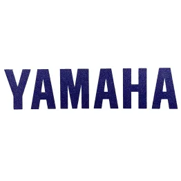MF4696 Scritta Adesivo Yamaha Blu Universale per Moto Scooter Cross ATV 8 X 2 cm