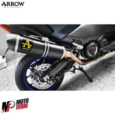 MF2006 Marmitta Scarico + Collettori Arrow Race-Tech Dark Yamaha TMax 530 560