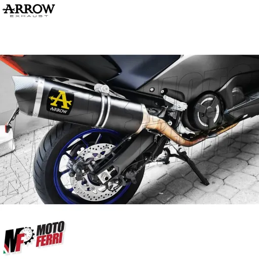 MF2006 Marmitta Scarico + Collettori Arrow Race-Tech Dark Yamaha TMax 530 560