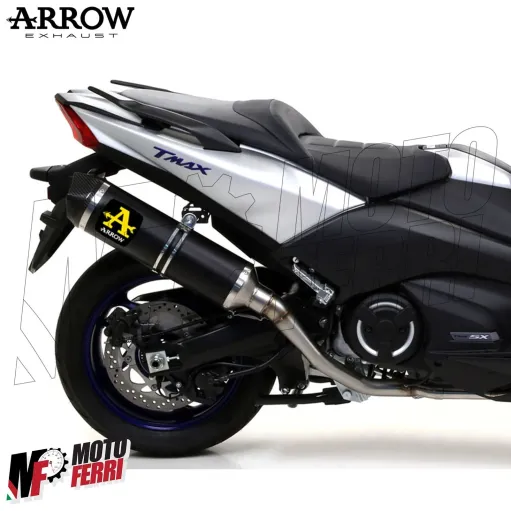 MF2006 Marmitta Scarico + Collettori Arrow Race-Tech Dark Yamaha TMax 530 560