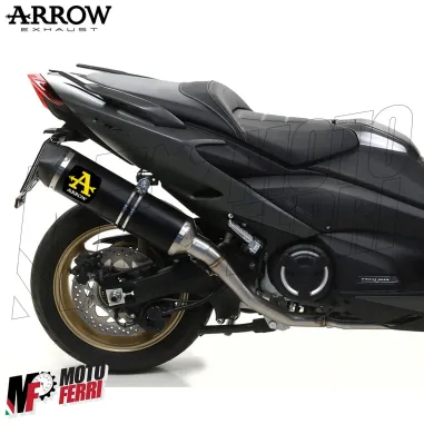 MF2006 Marmitta Scarico + Collettori Arrow Race-Tech Dark Yamaha TMax 530 560