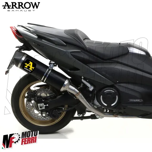 MF2006 Marmitta Scarico + Collettori Arrow Race-Tech Dark Yamaha TMax 530 560