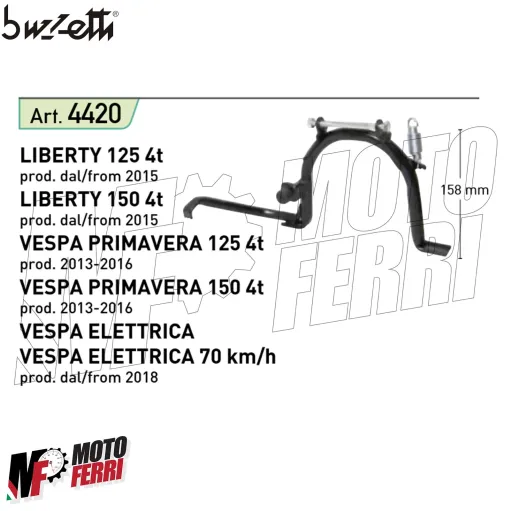 MF4703 Cavalletto Centrale Buzzetti Piaggio Liberty iGet Vespa Primavera 125 150