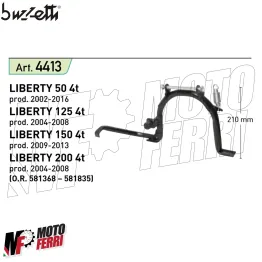 MF4704 - Cavalletto Centrale Buzzetti Piaggio Liberty 50 125 150 200 mot Leader 2