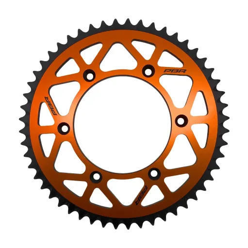 MF4707 Corona PBR Ergal Arancione 52 Denti Passo 520 KTM 125 250 EXC MX SX XC