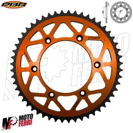 MF4707 Corona PBR Ergal Arancione 52 Denti Passo 520 KTM 690 Enduro / SMC / R 2
