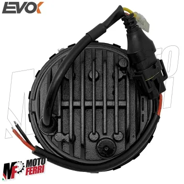 MF4714 Fanale Faro Anteriore Led per Vespa 50 R L N by Evok 6/12V 7000 Lumen