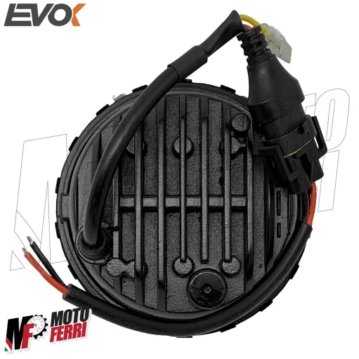 MF4714 Fanale Faro Anteriore Led per Vespa 50 R L N by Evok 6/12V 7000 Lumen