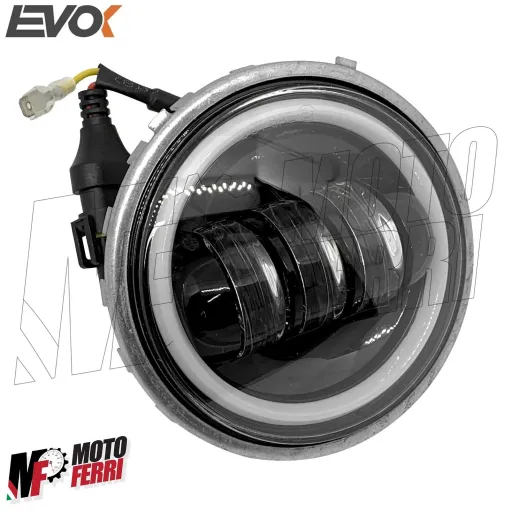 MF4714 Fanale Faro Anteriore Led per Vespa 50 R L N by Evok 6/12V 7000 Lumen