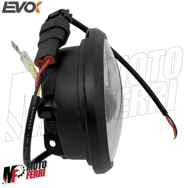 MF4715 Fanale Faro Anteriore Led per Vespa 125 ET3 Primavera 6/12V 7000 Lumen