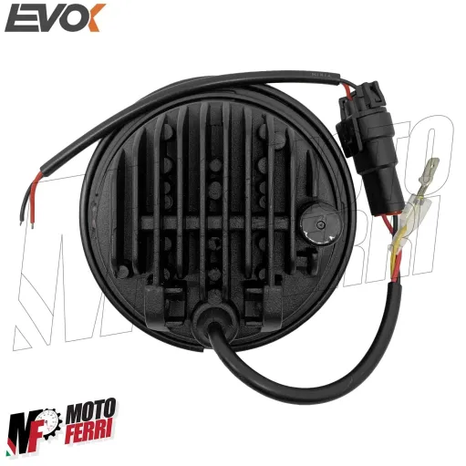 MF4715 Fanale Faro Anteriore Led per Vespa 125 ET3 Primavera 6/12V 7000 Lumen