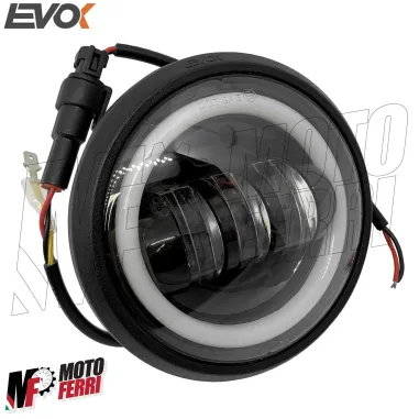 MF4715 Fanale Faro Anteriore Led per Vespa 125 ET3 Primavera 6/12V 7000 Lumen