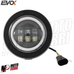 MF4716 Fanale Faro Anteriore Led Evok Vespa 50 125 HP FL FL2 6/12V 7000 Lumen 2