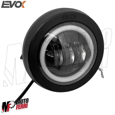 MF4717 Fanale Faro Anteriore Led Vespa 50 125 PK S XL Evok 6/12V 7000 Lumen