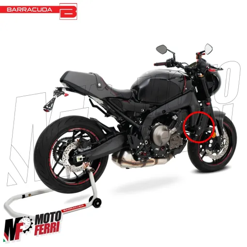 MF4718 Tamponi Protezione Telaio Barracuda per Yamaha XSR 900 dal 2021 al 2024