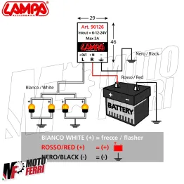 MF4719 Intermittenza Resistenza per frecce Led 6 12 24 V Universale Moto Scooter 2