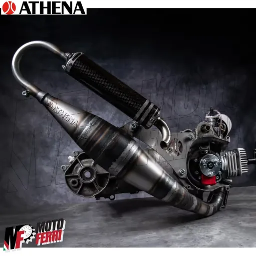 MF4728 Marmitta Athena Racing per Minarelli Orizzontale Nitro Aerox F12 F15 SR