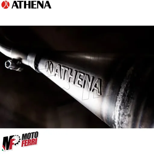 MF4728 Marmitta Athena Racing per Minarelli Orizzontale Nitro Aerox F12 F15 SR