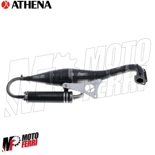 MF4728 Marmitta Athena Racing per Minarelli Orizzontale Nitro Aerox F12 F15 SR