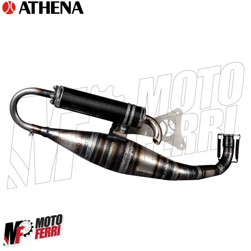 MF4728 Marmitta Athena Racing per Minarelli Orizzontale Nitro Aerox F12 F15 SR