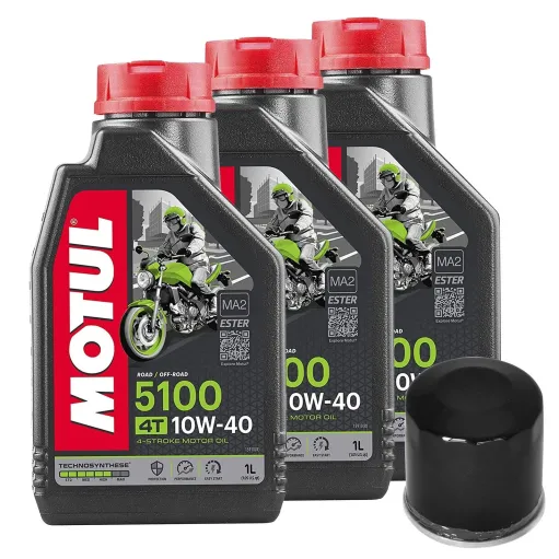 MF1793 - KIT TAGLIANDO 3 LT OLIO MOTUL 5100 10W40 FILTRO OLIO KAWASAKI KTM